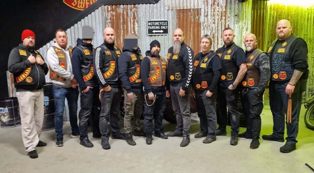 INMORTALES MC SWEDEN & INMORTALES MC DANMARK – Red and Gold Family